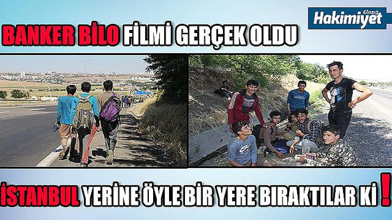 Banker Bilo filmi gerçek oldu düzensiz göçmenleri İstanbul yerine