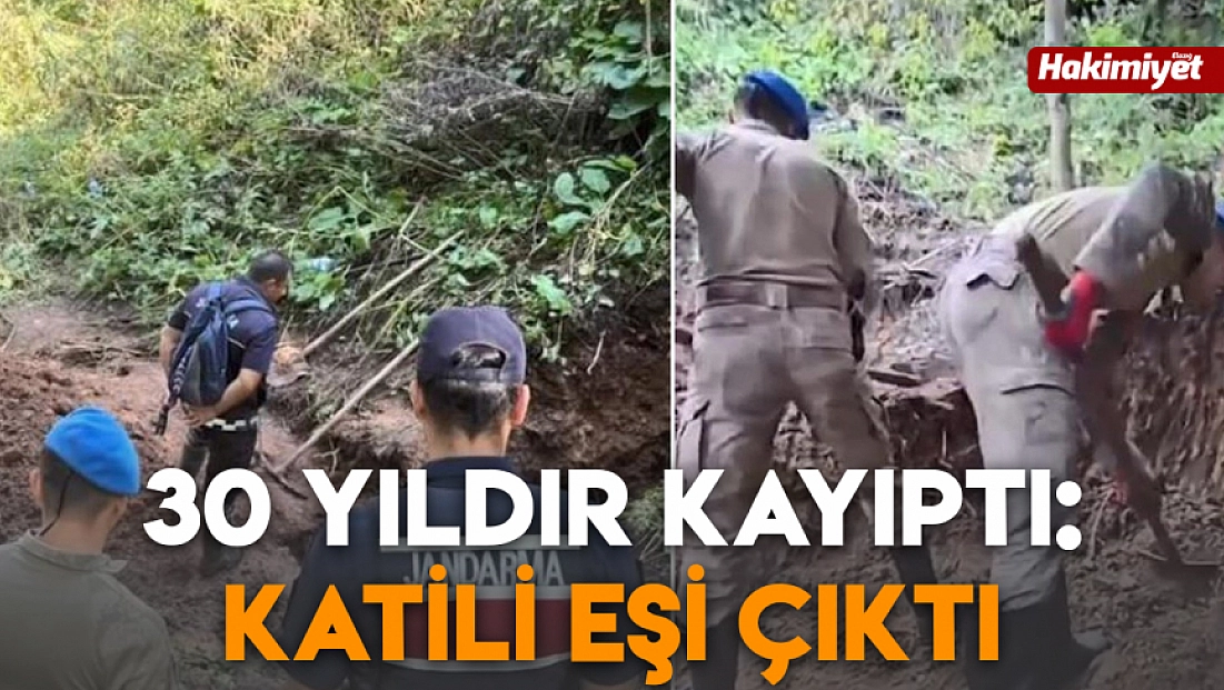30 yıldır kayıptı: Katili eşi çıktı