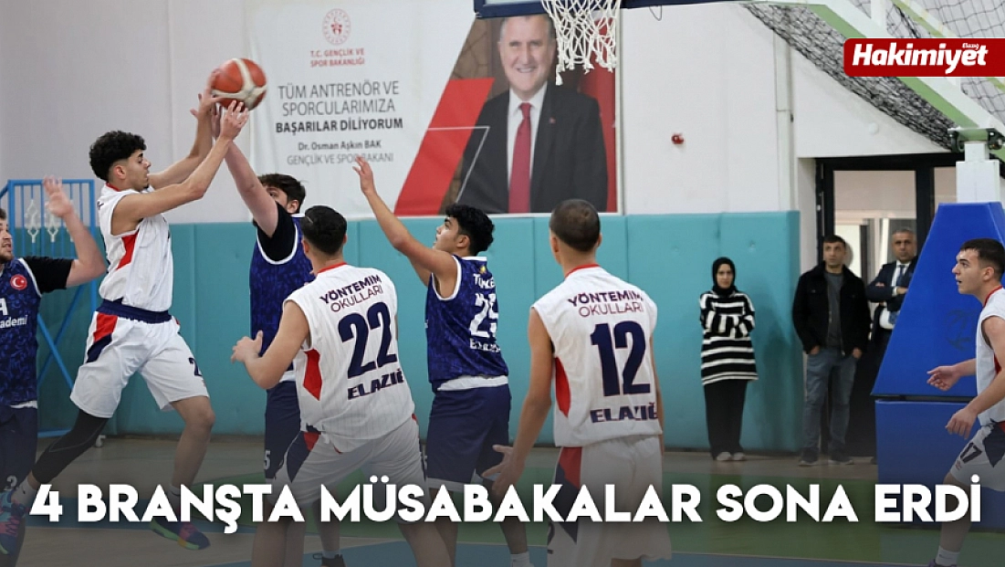 4 branşta müsabakalar sona erdi