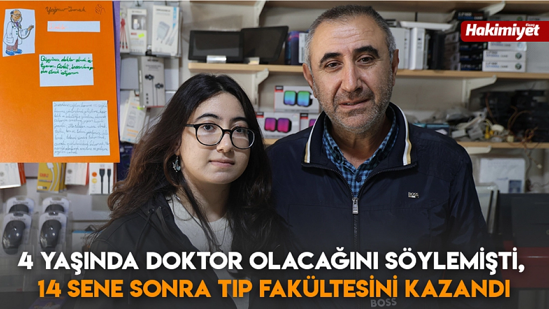 4 yaşında doktor olacağını söylemişti, 14 sene sonra Tıp Fakültesini kazandı