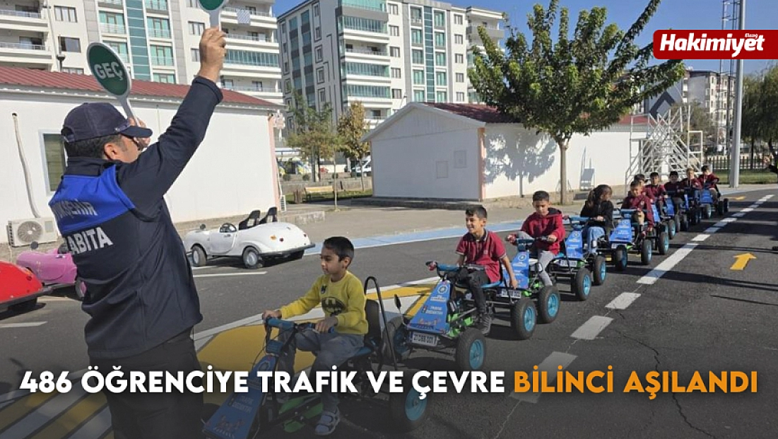 486 öğrenciye trafik ve çevre bilinci aşılandı