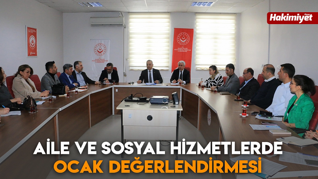 Aile ve Sosyal hizmetlerde ocak değerlendirmesi