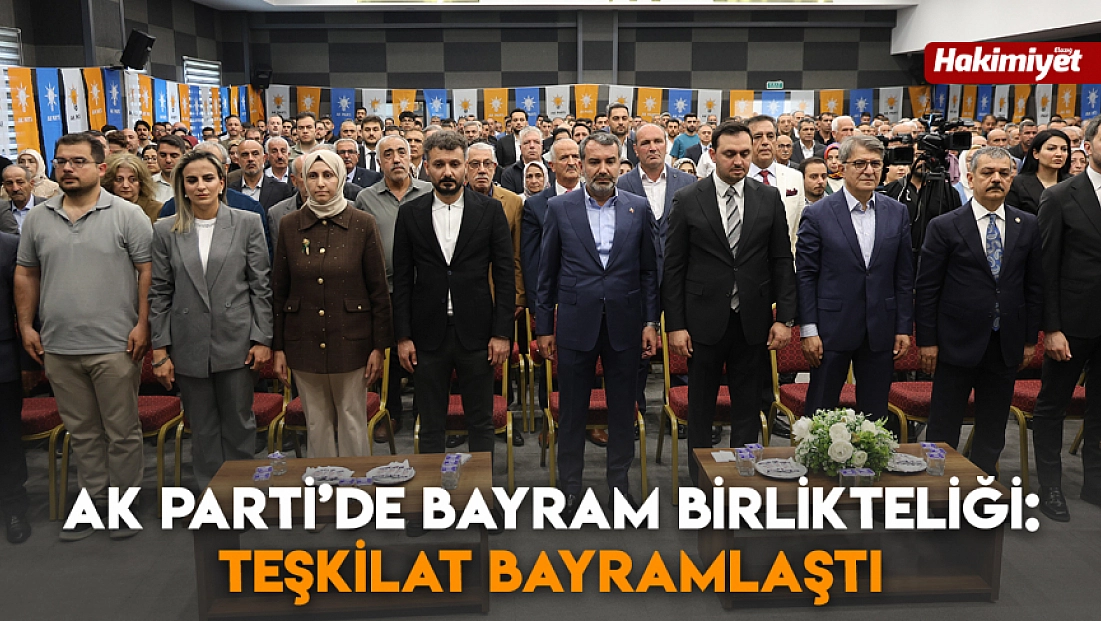 AK Parti’de bayram birlikteliği: Teşkilat bayramlaştı