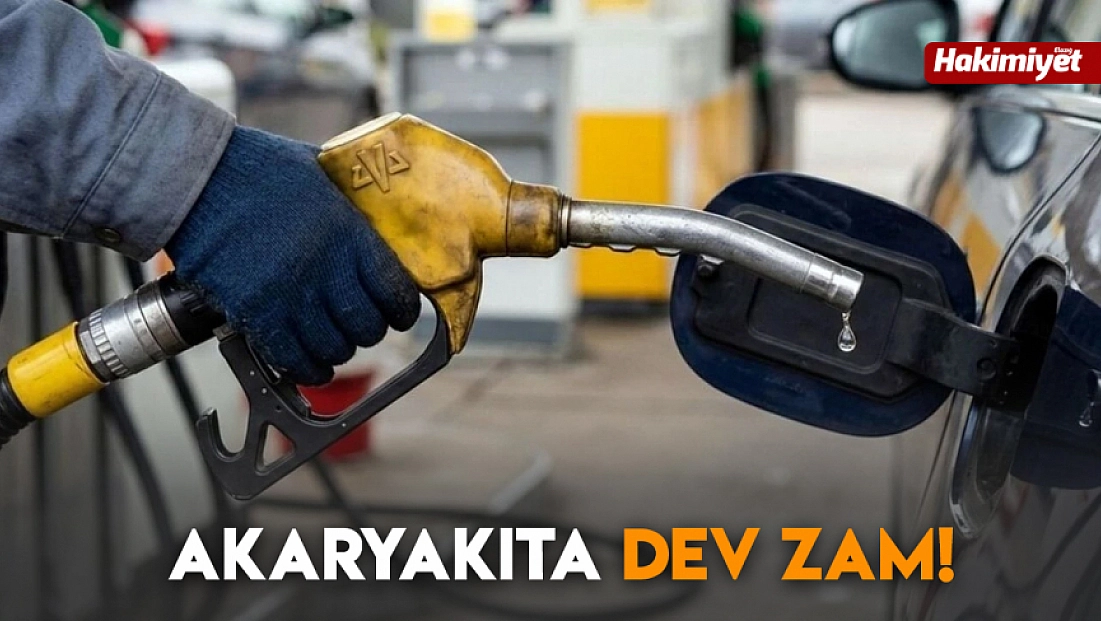 Akaryakıta dev zam!