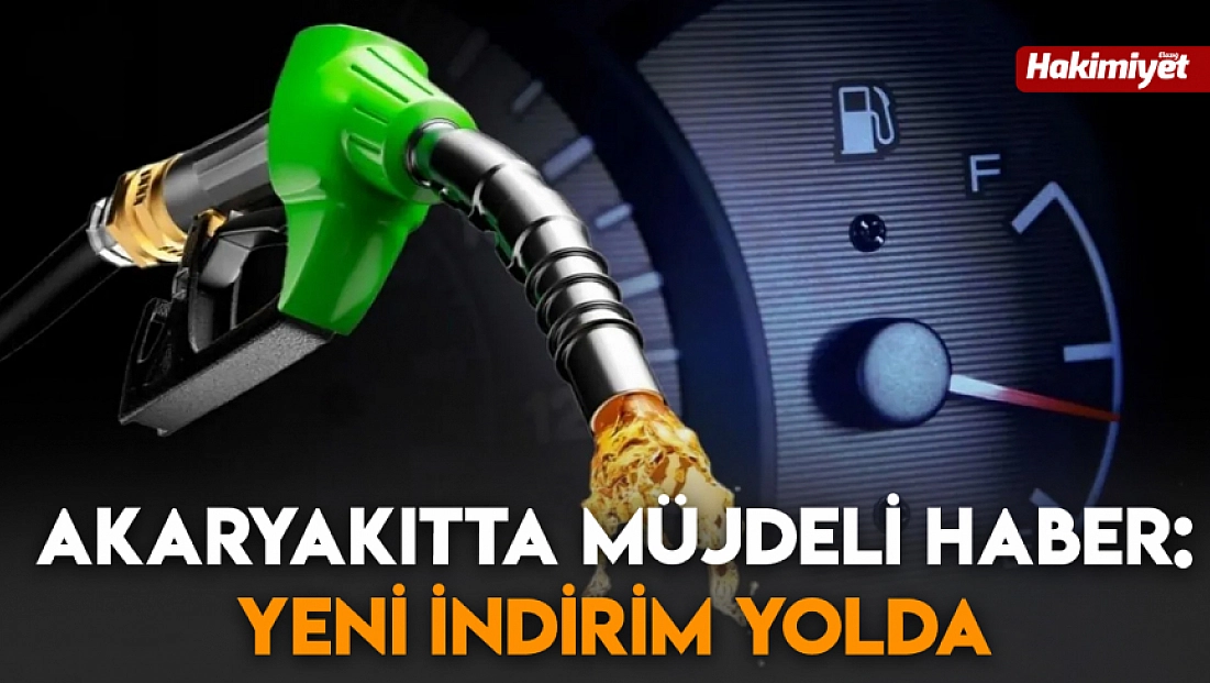 Akaryakıtta müjdeli haber: Yeni indirim yolda