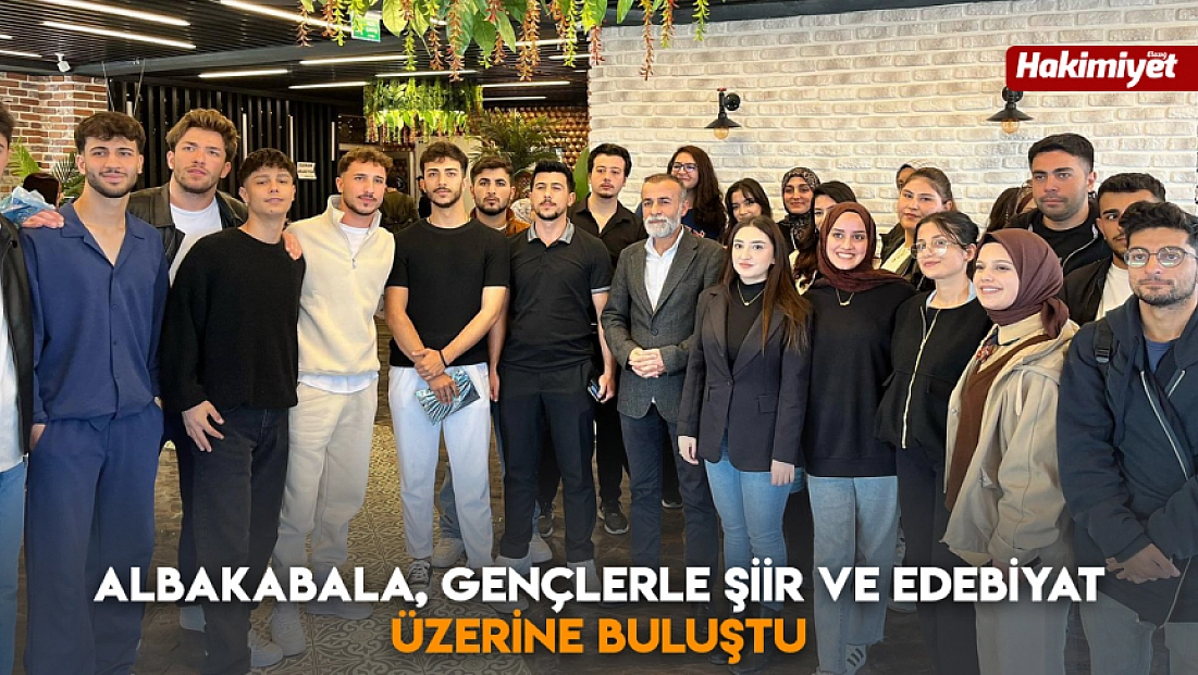 Albakabala, gençlerle şiir ve edebiyat üzerine buluştu