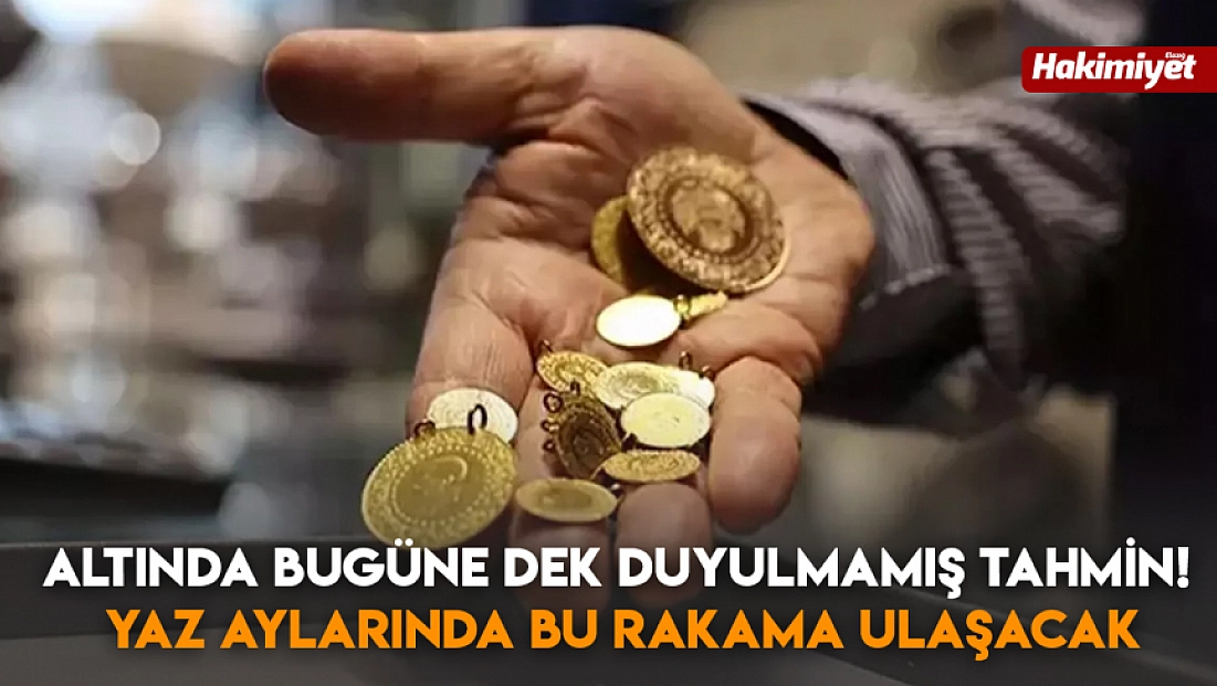 Altında bugüne dek duyulmamış tahmin! Yaz aylarında bu rakama ulaşacak