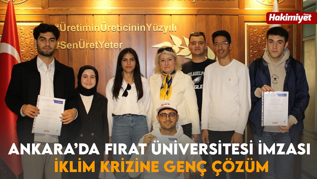 Ankara’da Fırat Üniversitesi imzası: İklim krizine genç çözüm