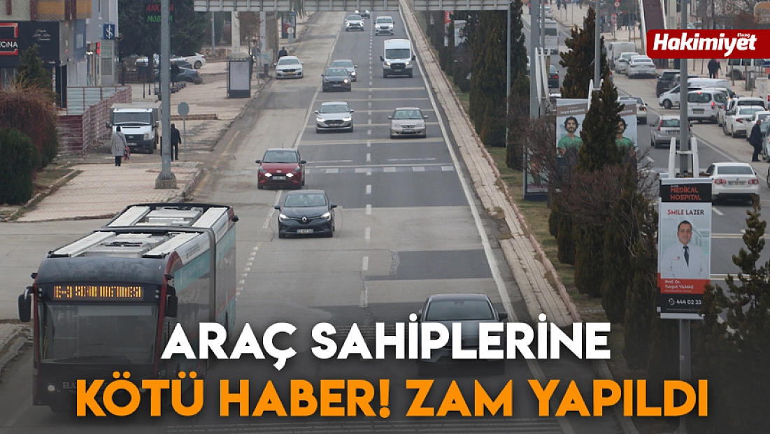 Araç sahiplerine kötü haber! Zam yapıldı