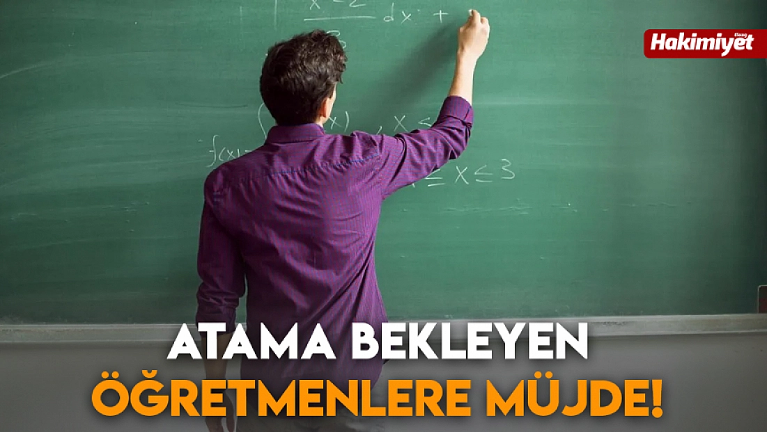 Atama bekleyen öğretmenlere müjde!