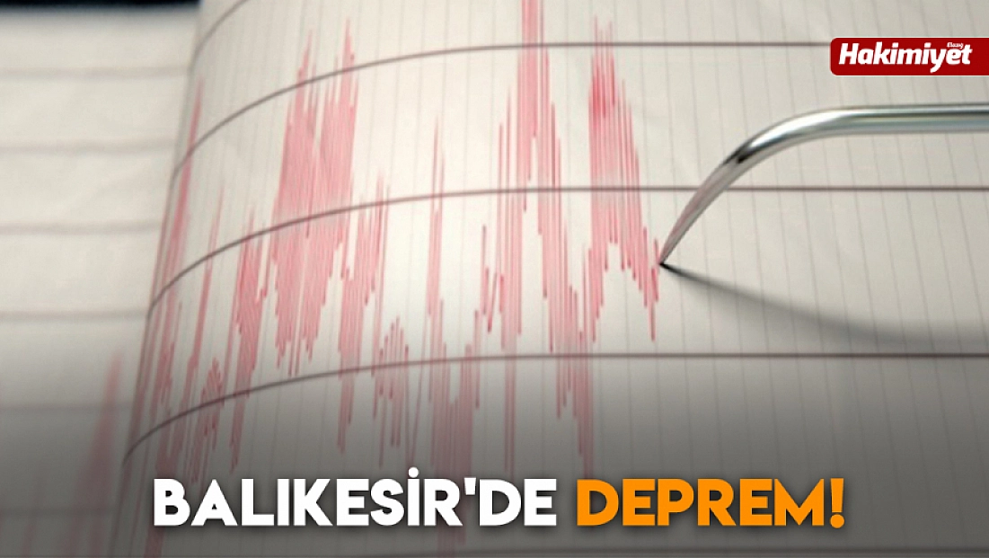 Balıkesir'de deprem