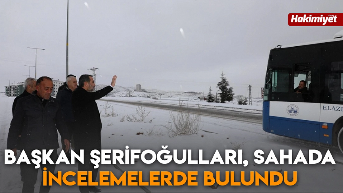 Başkan Şerifoğulları, Sahada İncelemelerde Bulundu