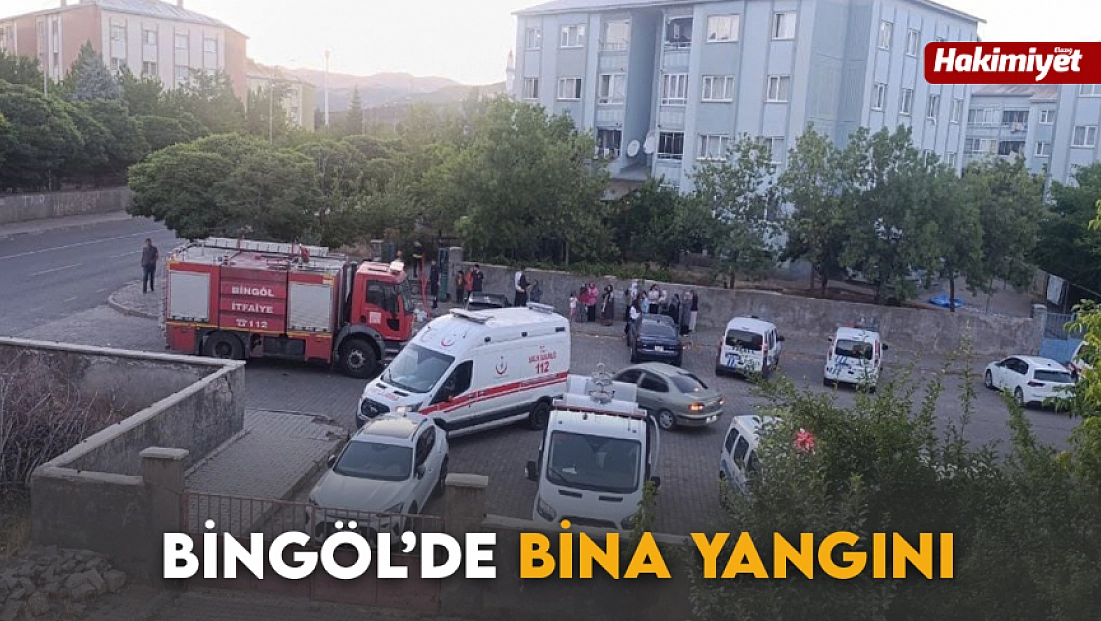 Bingöl’de bina yangını
