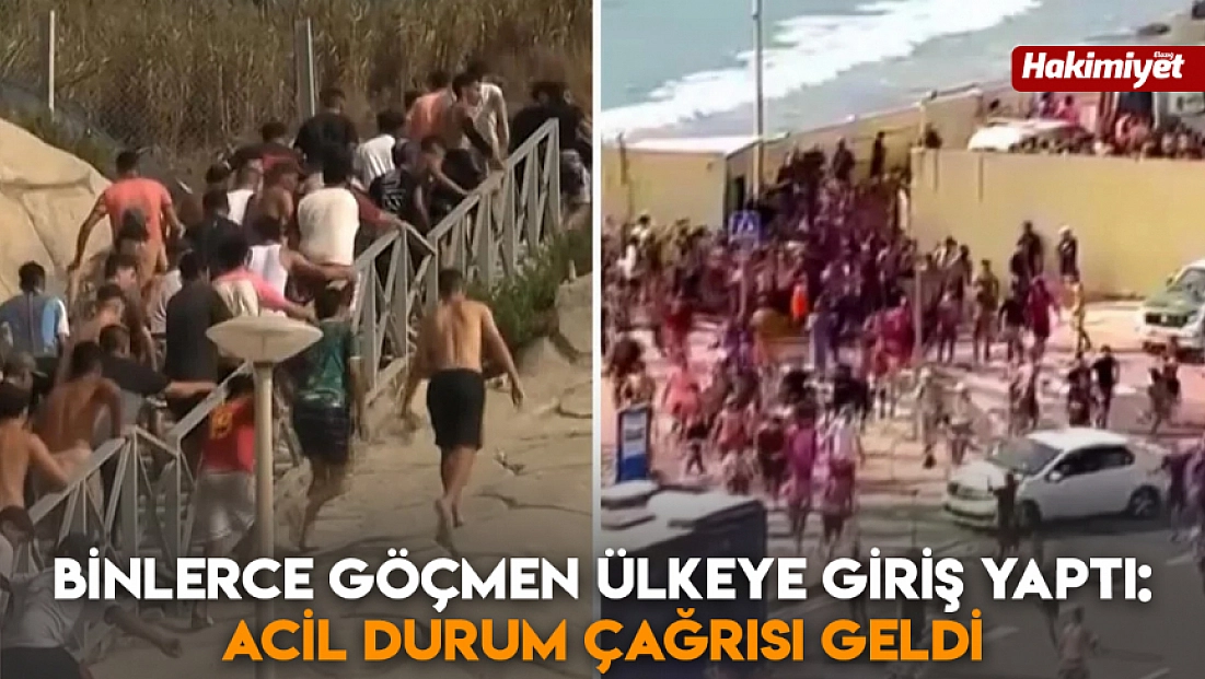 Binlerce göçmen ülkeye giriş yaptı: Acil durum çağrısı geldi