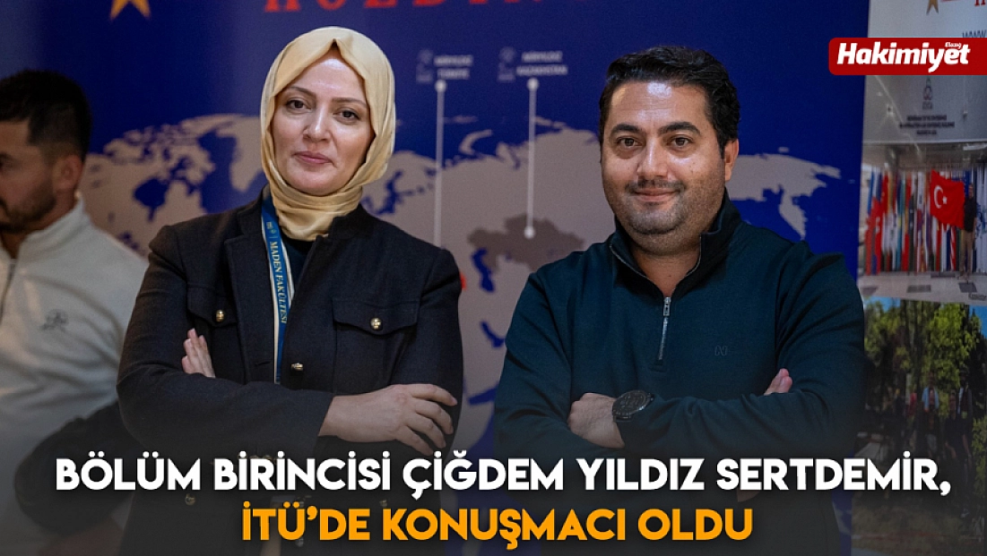 Bölüm birincisi Çiğdem Yıldız Sertdemir, İTÜ’de konuşmacı oldu