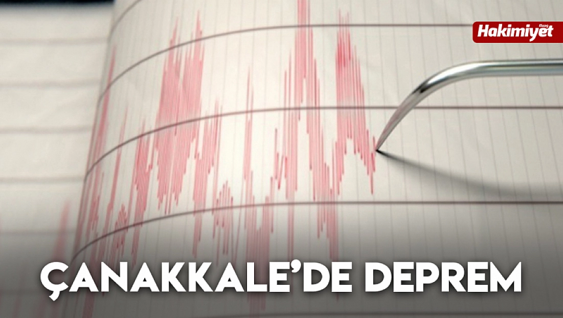 Çanakkale'de deprem
