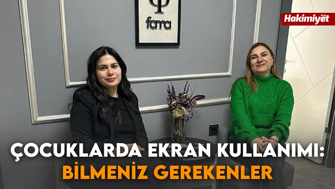 Çocuklarda ekran kullanımı: Bilmeniz gerekenler