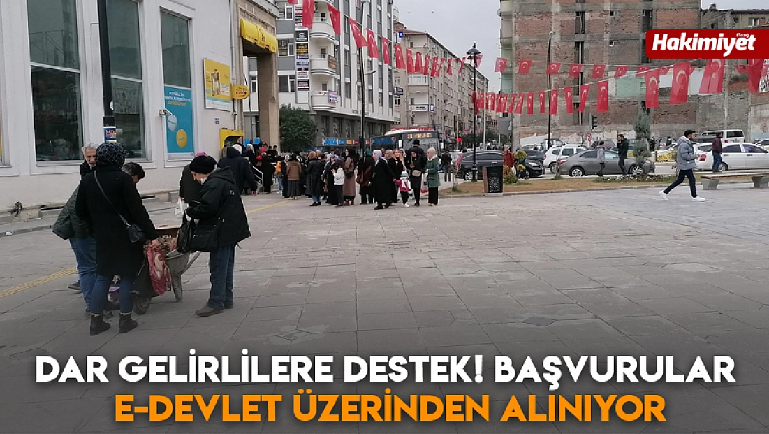 Dar gelirlilere destek! Başvurular e-Devlet üzerinden alınıyor