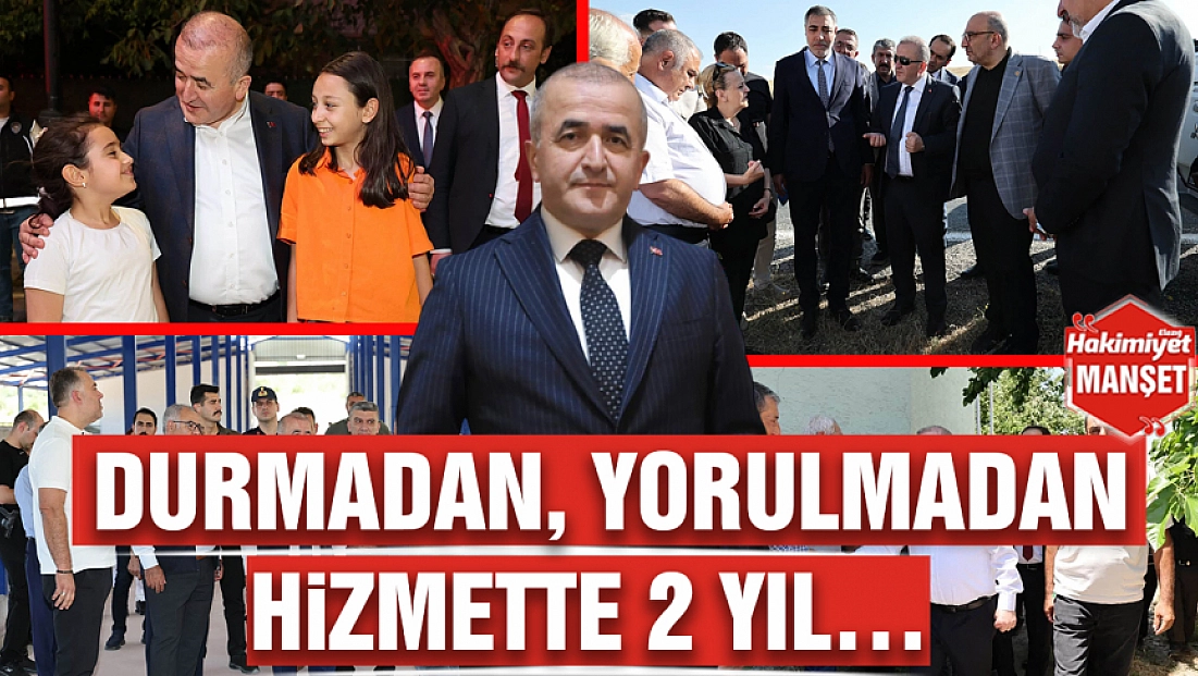 Durmadan, yorulmadan hizmette 2 yıl…