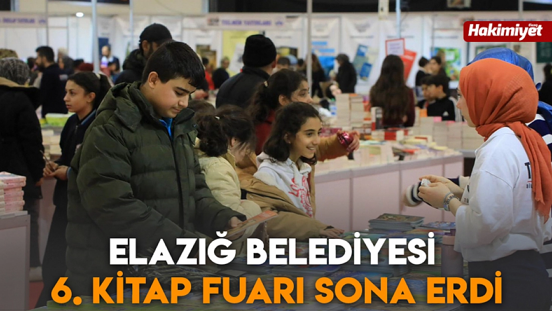 Elazığ Belediyesi 6. Kitap Fuarı sona erdi