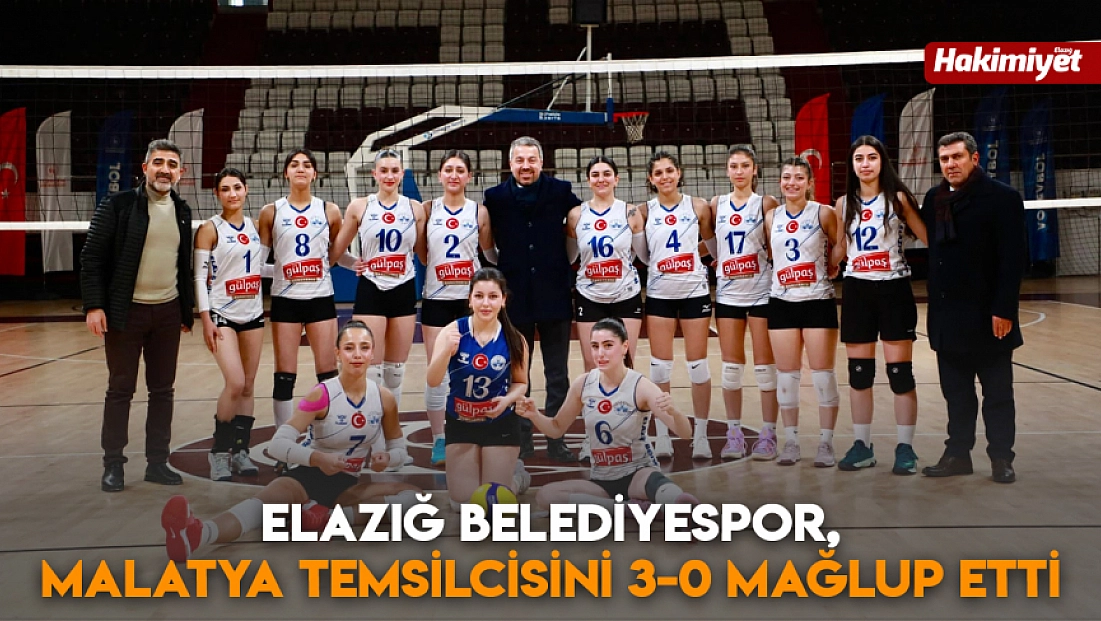 Elazığ Belediyespor, Malatya temsilcisini 3-0 mağlup etti