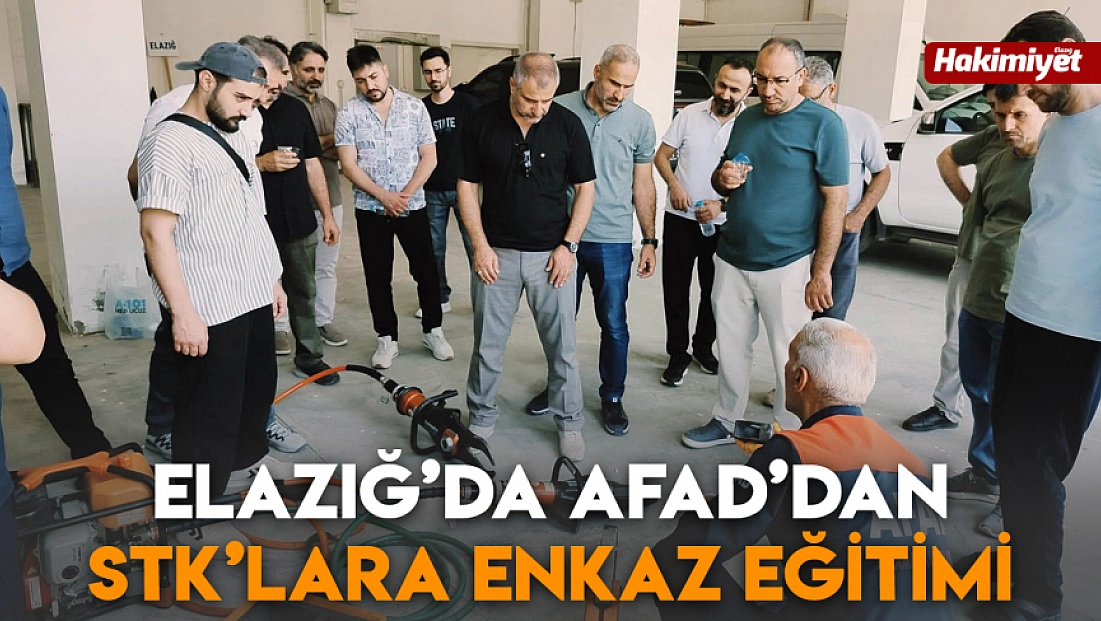 Elazığ’da AFAD’dan STK’lara enkaz eğitimi