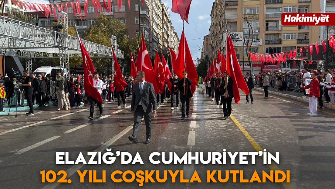 Elazığ’da Cumhuriyet’in 102. Yılı coşkuyla kutlandı