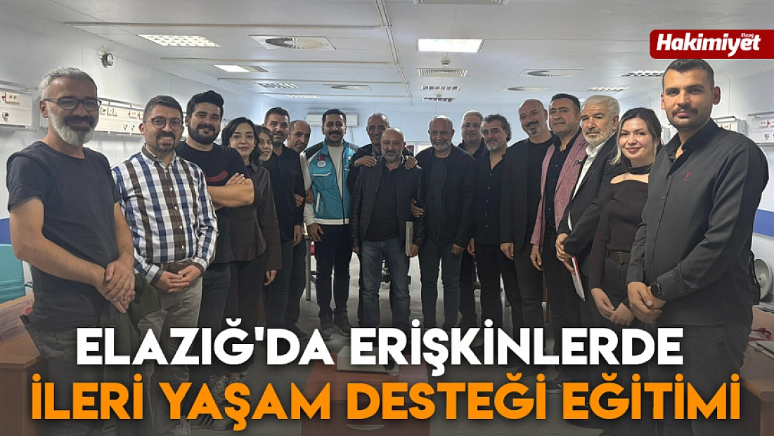 Elazığ'da erişkinlerde ileri yaşam desteği eğitimi