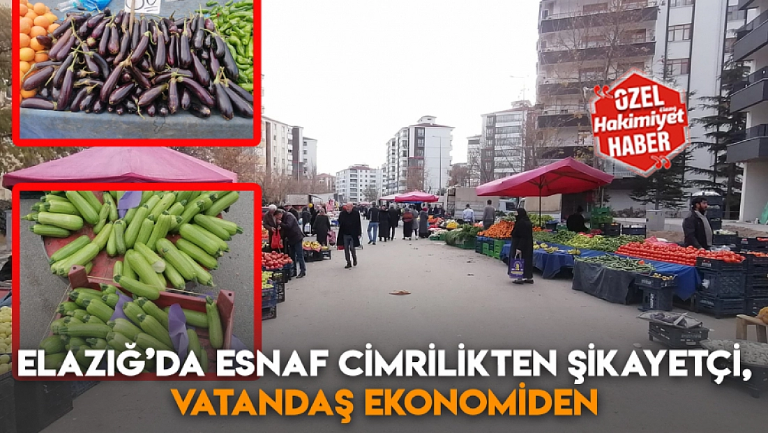 Elazığ’da esnaf cimrilikten şikayetçi, vatandaş ekonomiden
