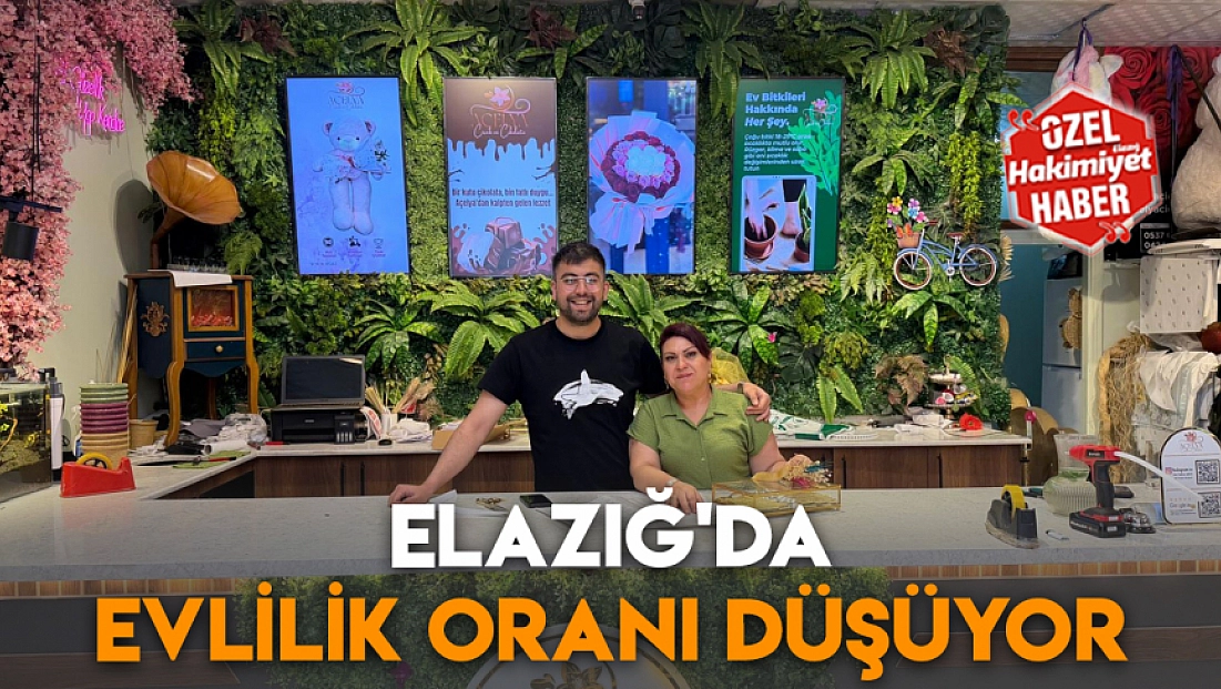 Elazığ'da evlilik oranı düşüyor