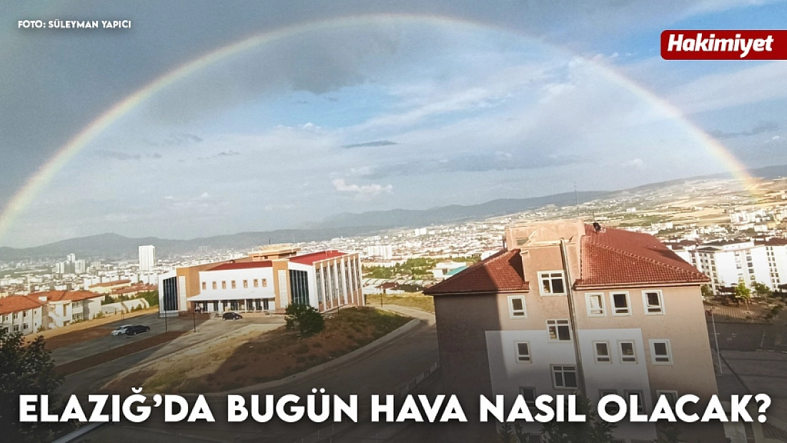 Elazığ'da hava bugün nasıl olacak? (12.08.2026)
