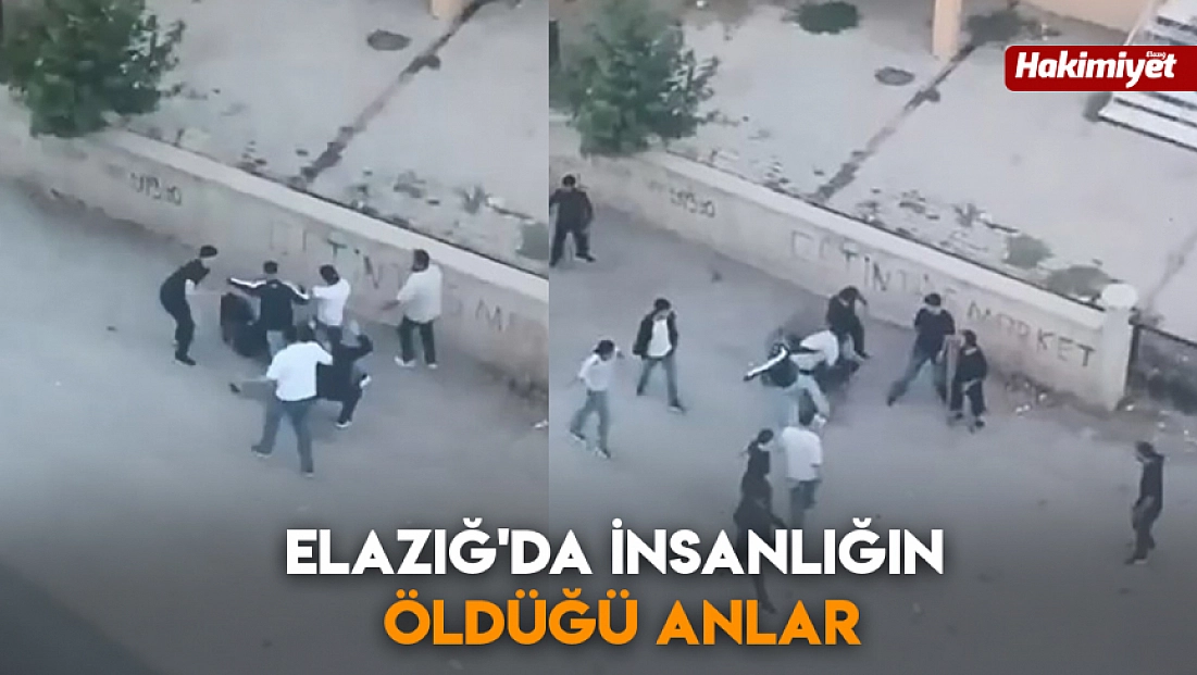 Elazığ'da insanlığın öldüğü anlar