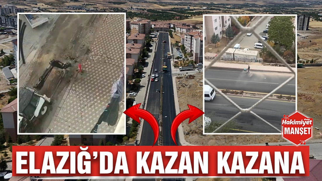 Elazığ’da kazan kazana