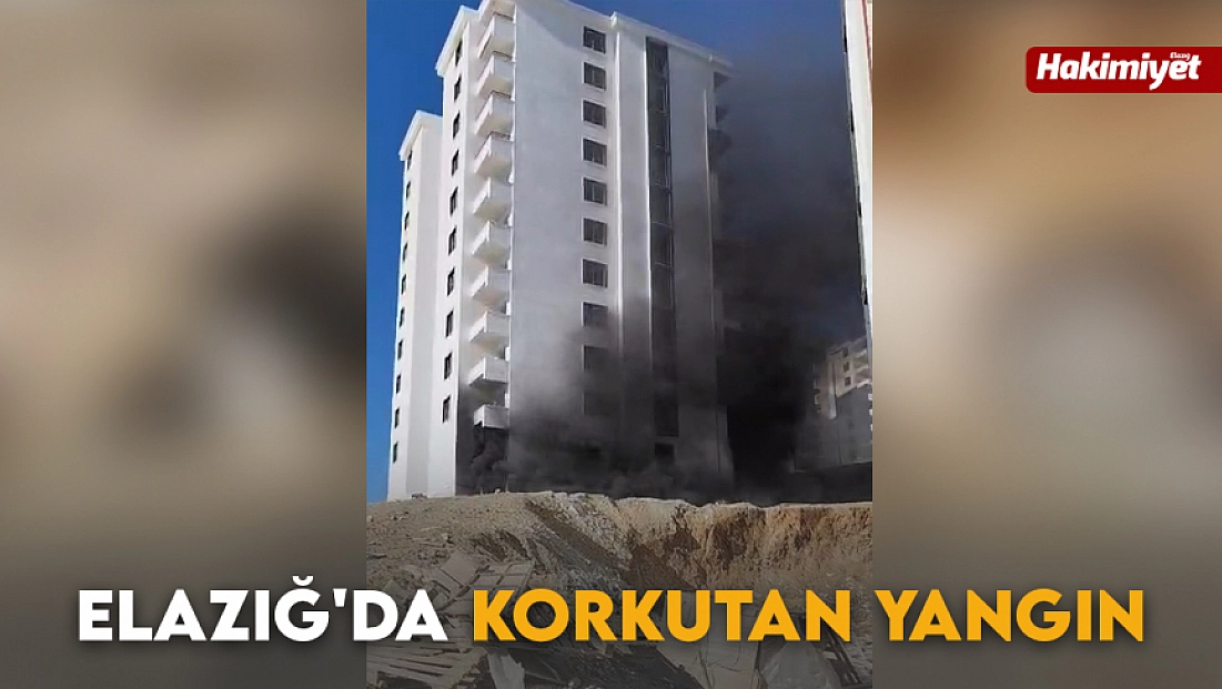 Elazığ'da korkutan yangın