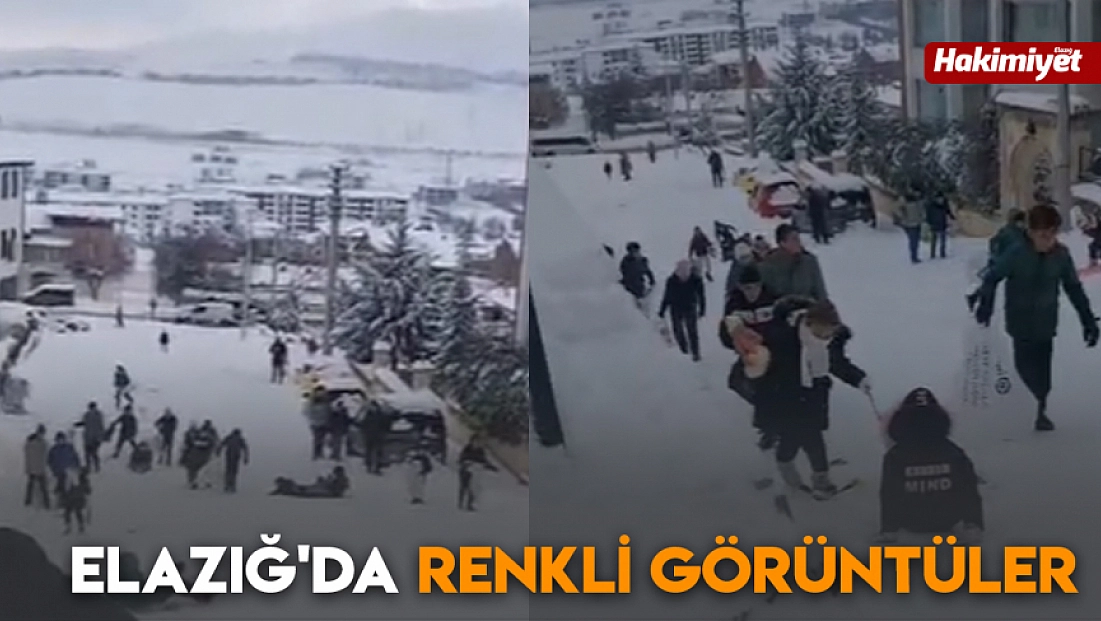 Elazığ'da renkli görüntüler
