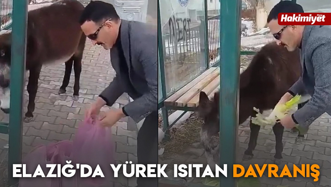 Elazığ'da yürek ısıtan davranış