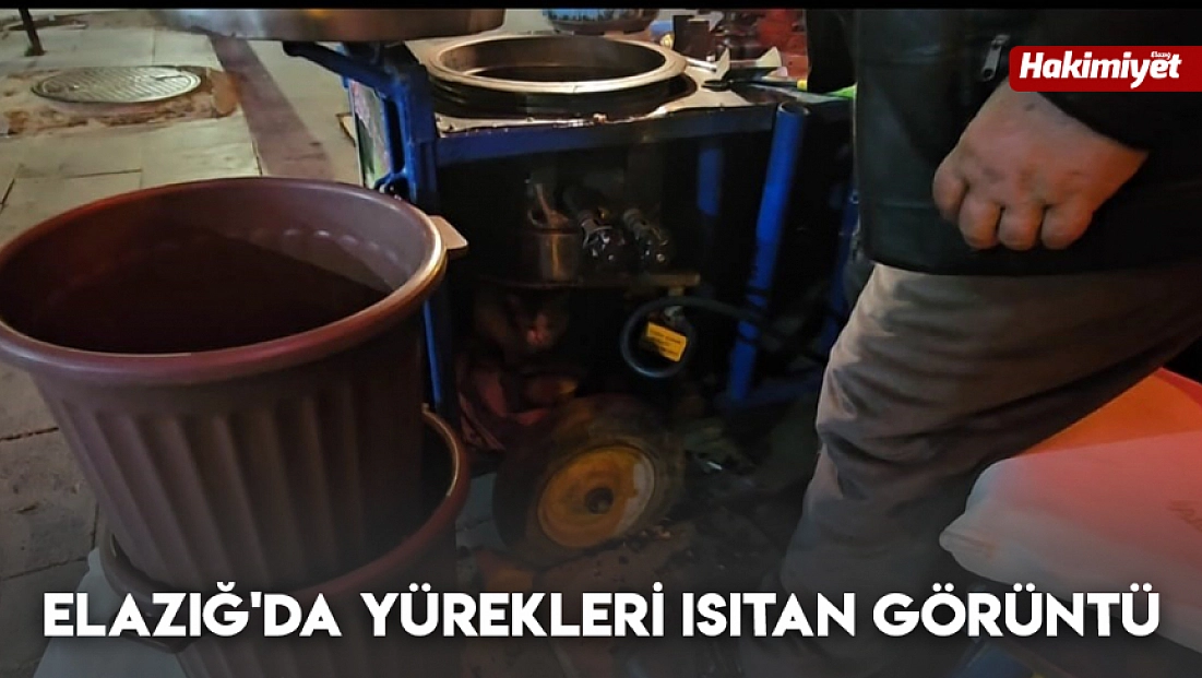 Elazığ'da yürekleri ısıtan görüntü