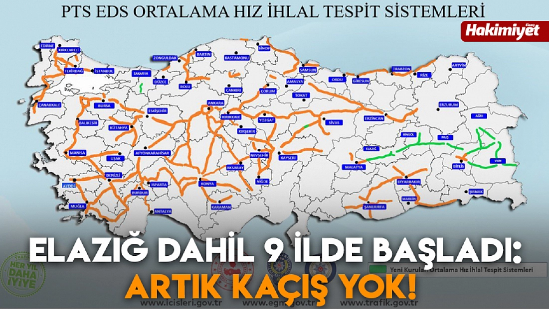 Elazığ dahil 9 ilde başladı: Artık kaçış yok!
