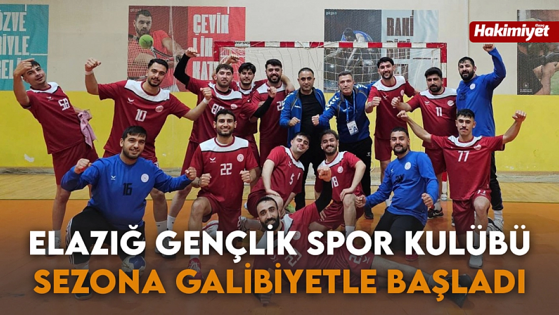 Elazığ gençlik spor kulübü sezona galibiyetle başladı