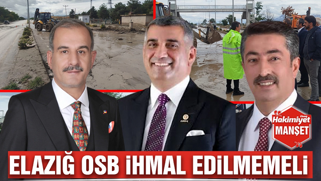 Elazığ OSB ihmal edilmemeli