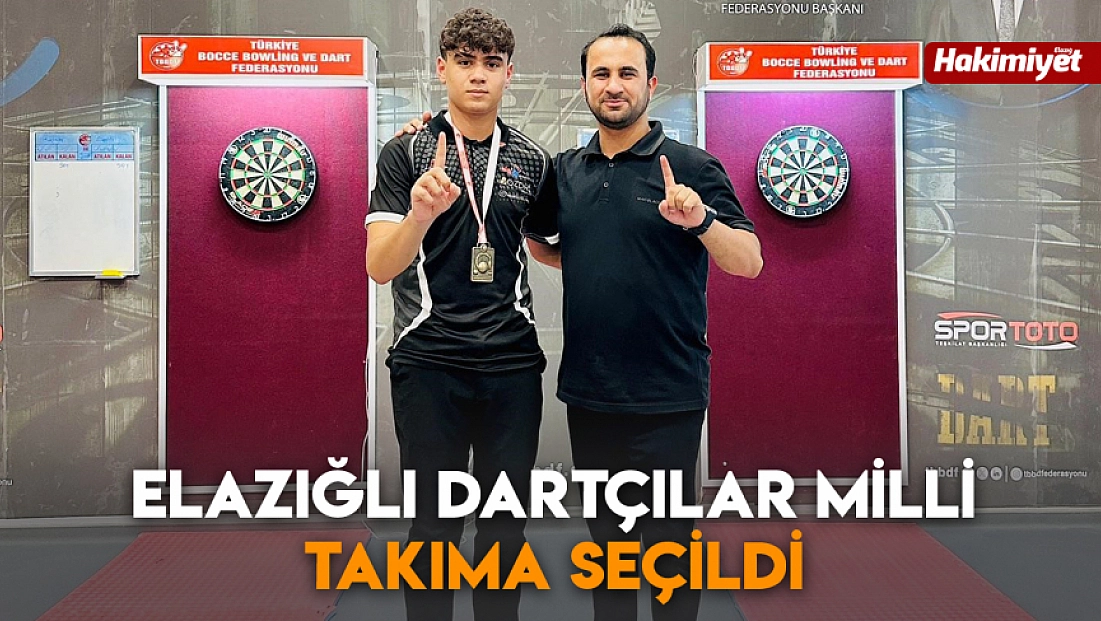 Elazığlı dartçılar milli takıma seçildi