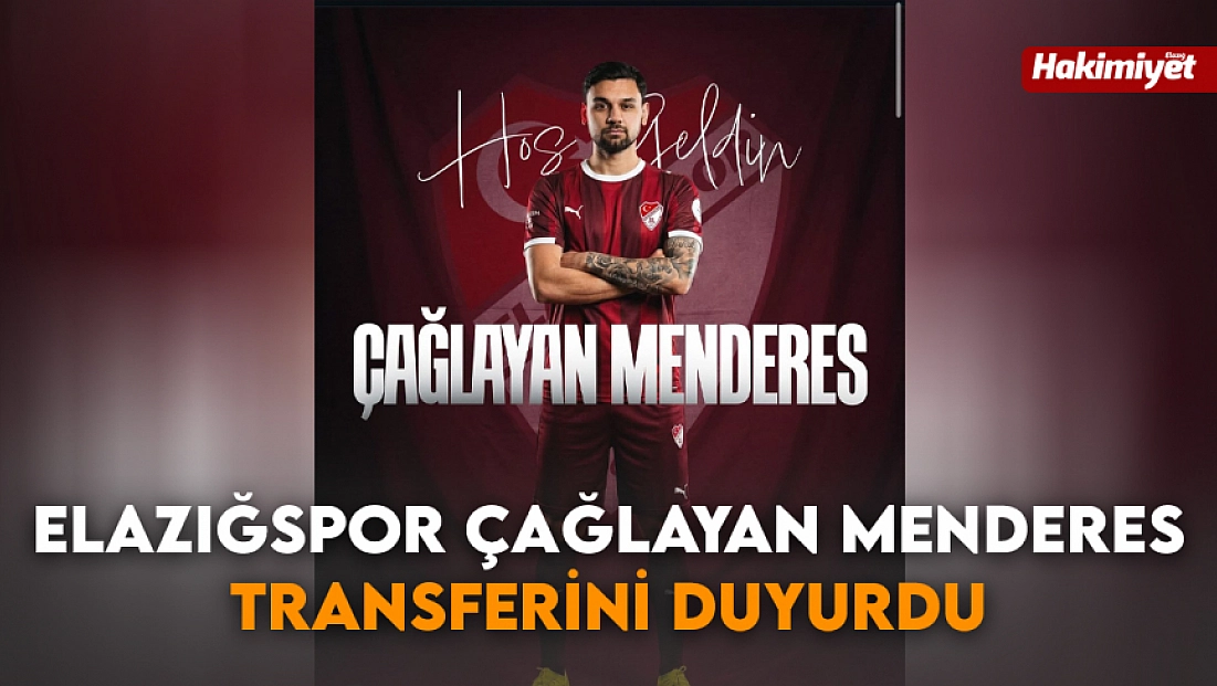 Elazığspor, Çağlayan Menderes Transferini Duyurdu