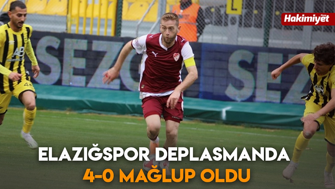 Elazığspor Deplasmanda 4-0 Mağlup Oldu