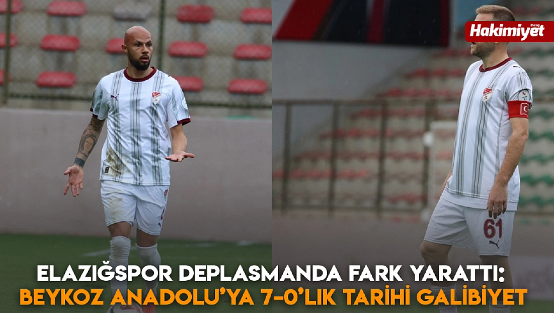 Elazığspor deplasmanda fark yarattı: Beykoz Anadolu’ya 7–0’lık tarihi galibiyet