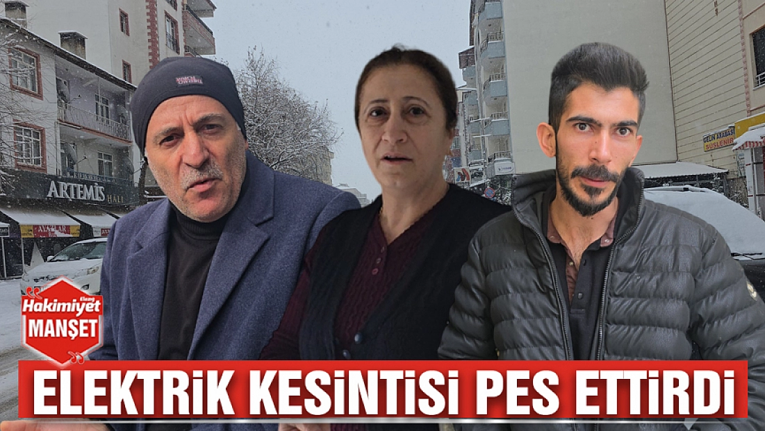 Elektrik kesintisi pes ettirdi