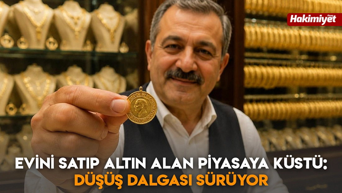 Evini satıp altın alan piyasaya küstü: Düşüş dalgası sürüyor