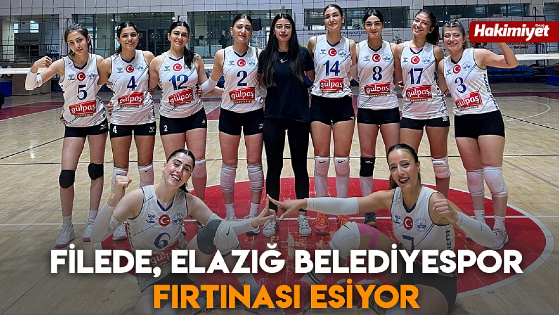 Filede, Elazığ Belediyespor fırtınası esiyor