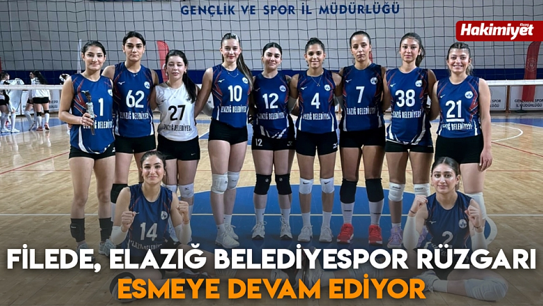 Filede, Elazığ Belediyespor rüzgarı esmeye devam ediyor