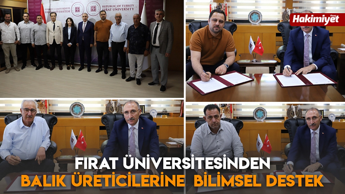 Fırat Üniversitesi‘nden balık üreticilerine bilimsel destek