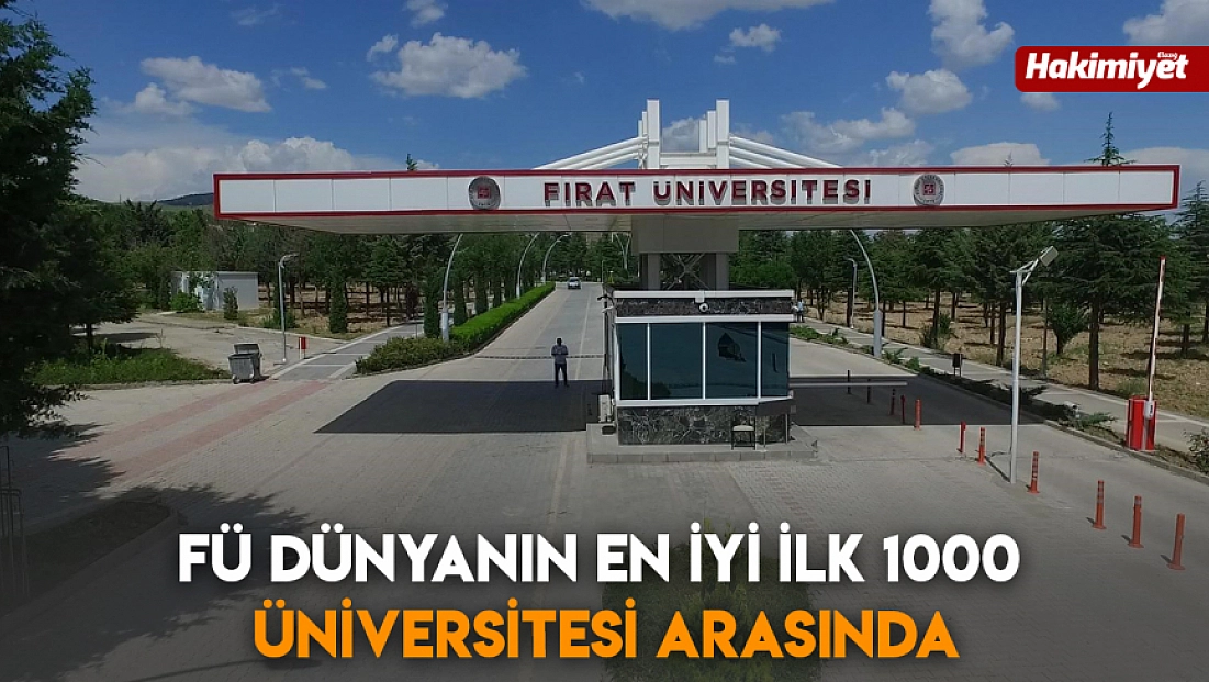 FÜ dünyanın en iyi ilk 1000 üniversitesi arasında
